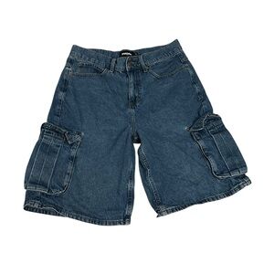 RSQ Dark Blue Cargo Shorts inseam 11 1/2"
